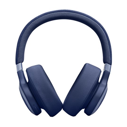 JBL Live 770NC - Blue - Wireless Over-Ear Headphones with True Adaptive Noise Cancelling - Front